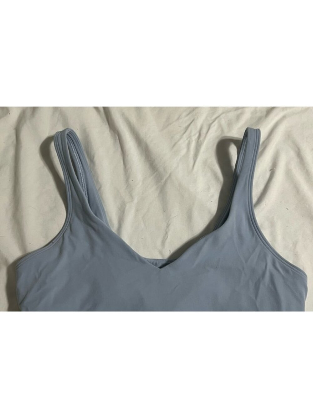 Lululemon Light Blue Align Tank Cropped Size 8 - Picture 2 of 10